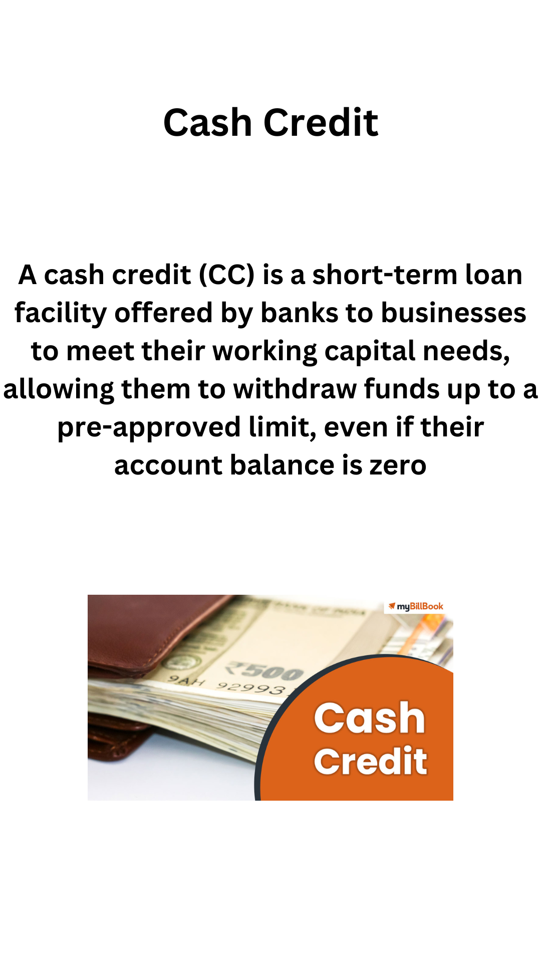 Cash Credit